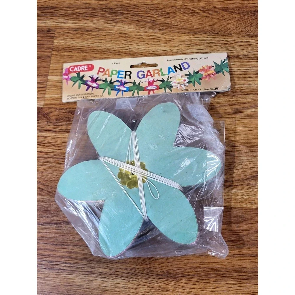 Vtge Cadre Paper Garland #261 NOS